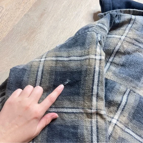 90s Skater Bugle Boy Flannel coat - Picture 4 of 12